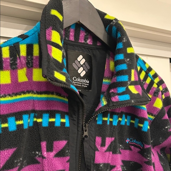 Columbia Multicolor Fleece Jacket - Picture 2 of 5